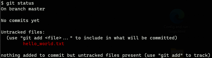 Git untracked file